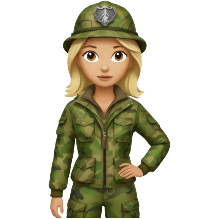 Blonde hunting woman emoji