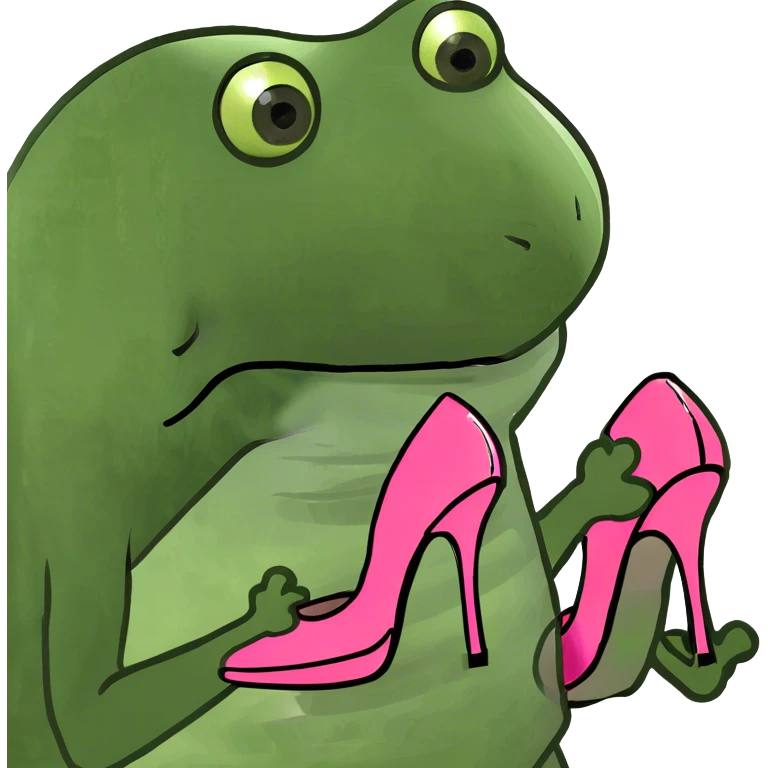 Pink heels  emoji