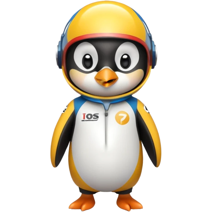 penguen yarışçı emoji