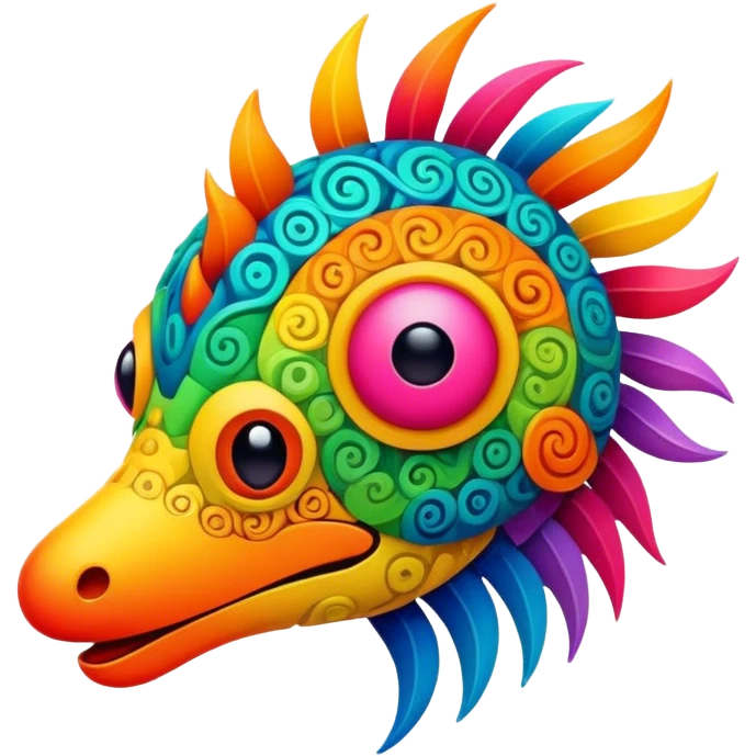 Abstractionism creature emoji