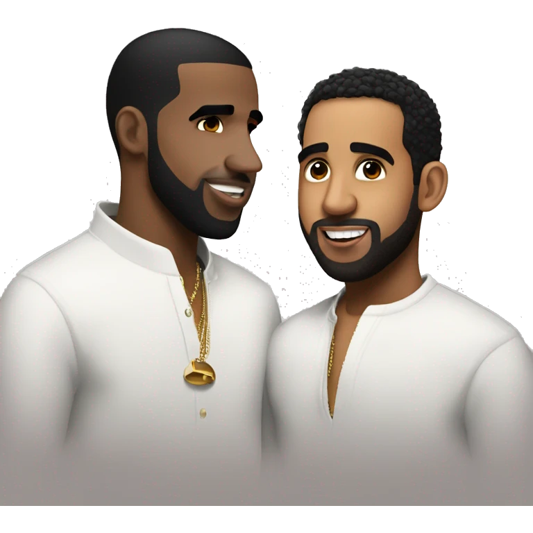 drake and diddy emoji