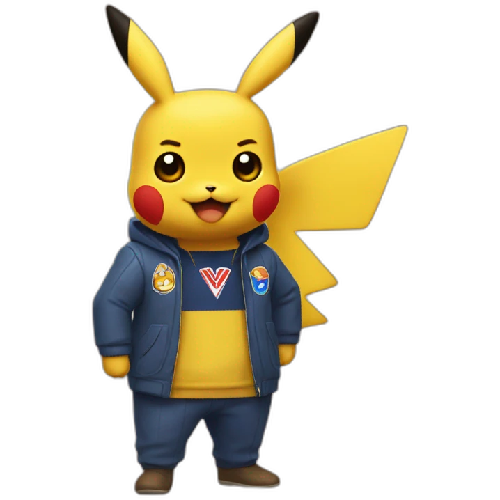 pikachu ted lasso emoji