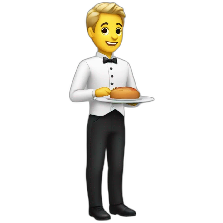 waiter emoji