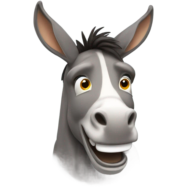 Donkey celebrating emoji