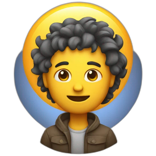 Developer holding the sun emoji