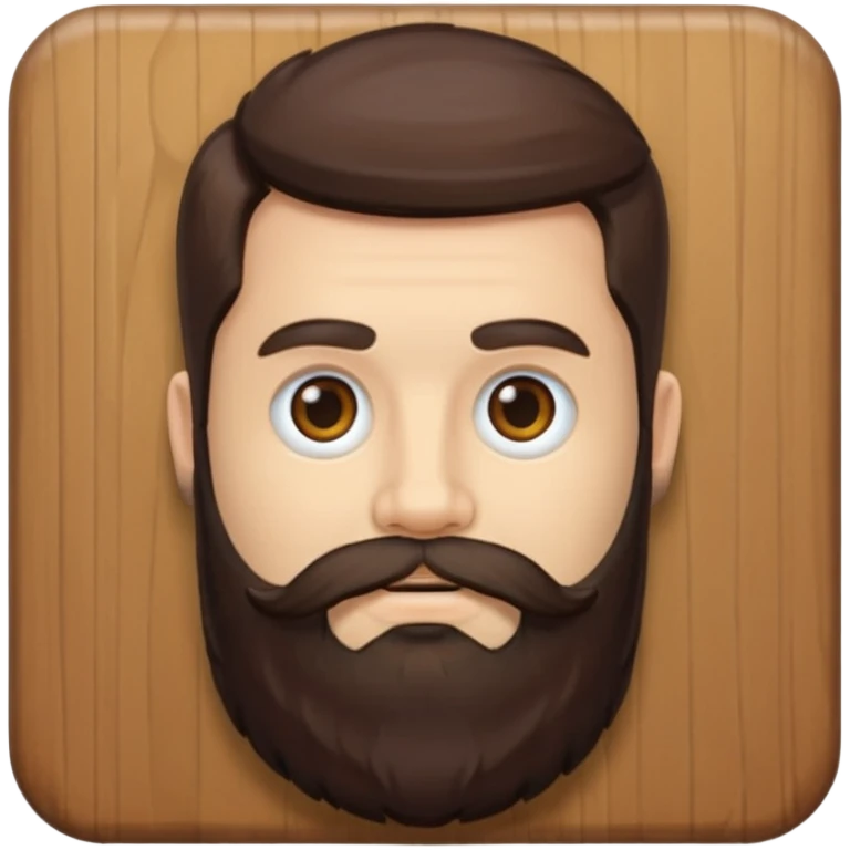 only beard emoji