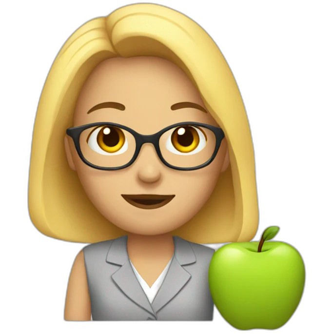 Teacher in the morning emoji