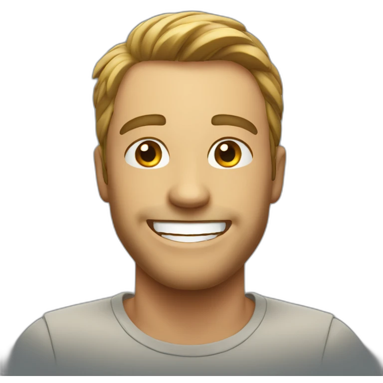 Happy man emoji