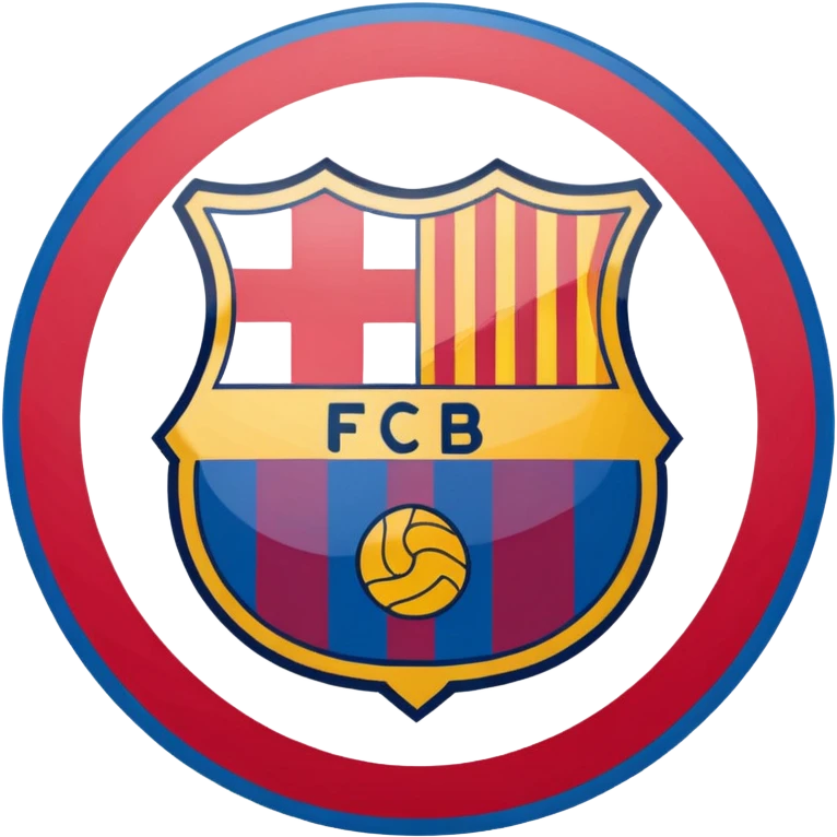 Fc Barcelona logo imoji emoji