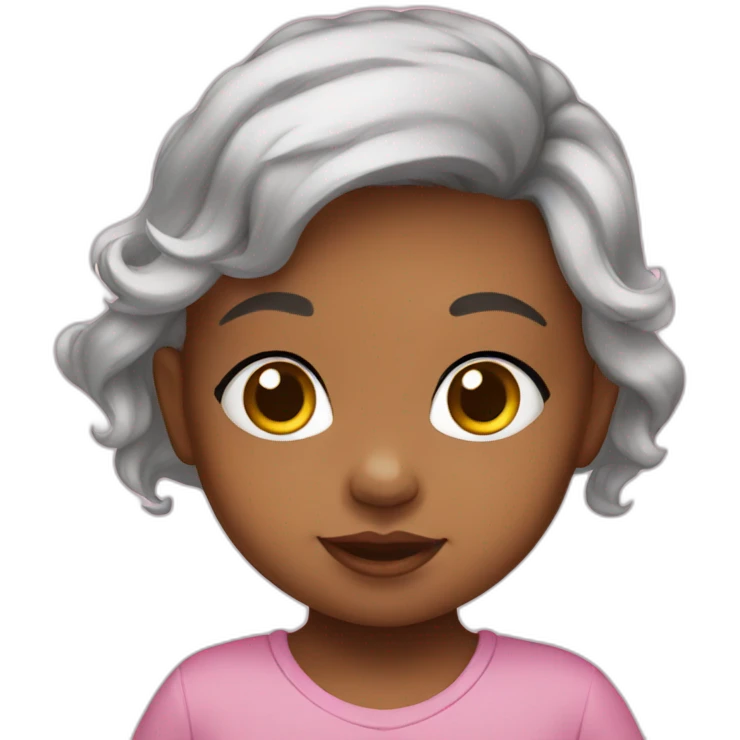 Baby girl emoji