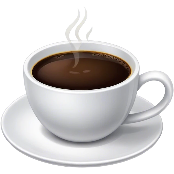 black coffee emoji