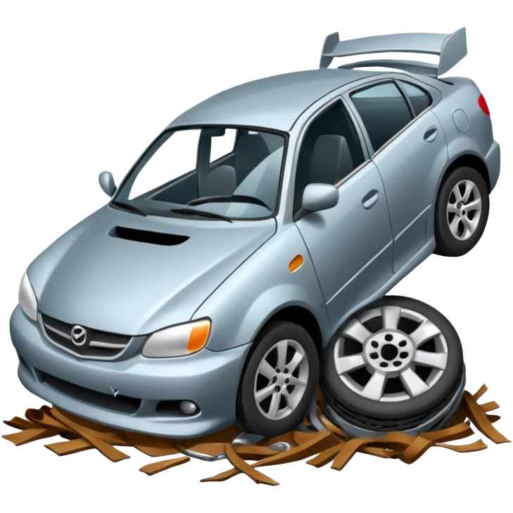 Car crash emoji