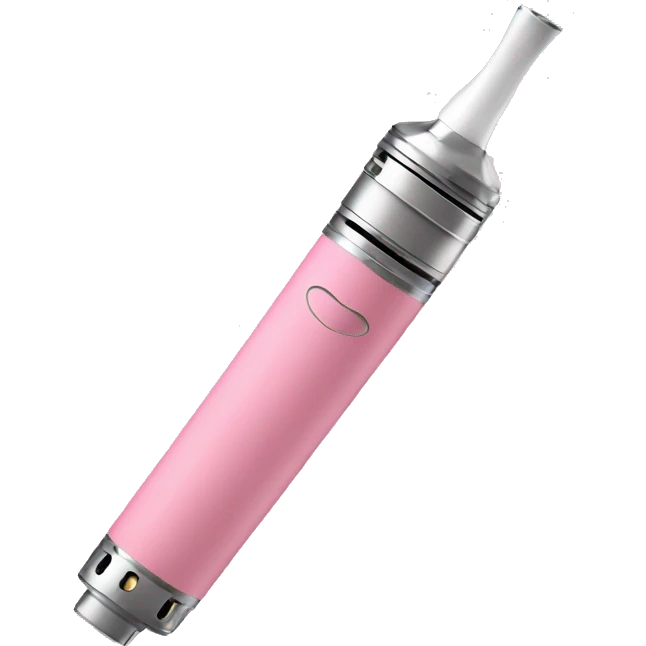 light pink electronic cigarette vape emoji