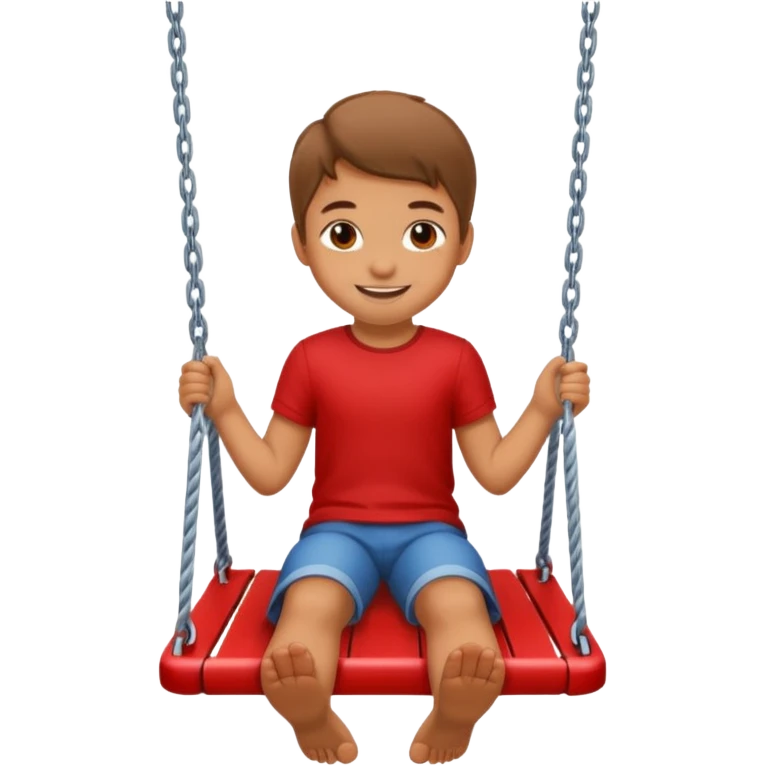 kid red swing emoji