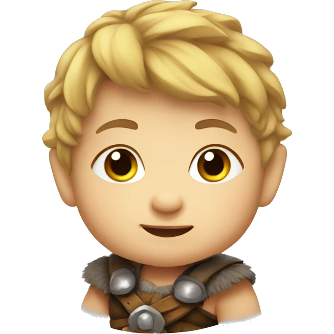 cute baby viking emoji