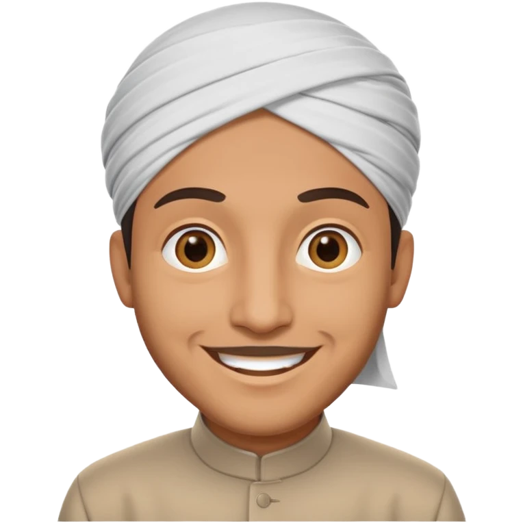 Muslim man greeting emoji