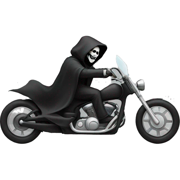Reaper driving emoji
