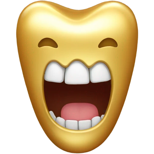 Gold tooth emoji
