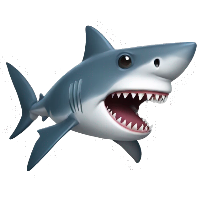 thug shark emoji