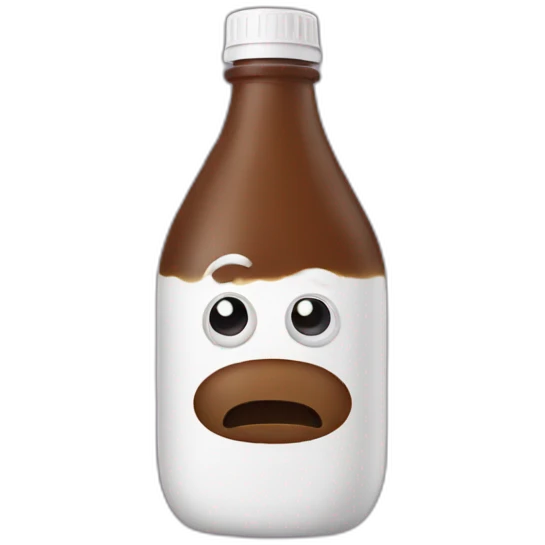 Poo bottle emoji