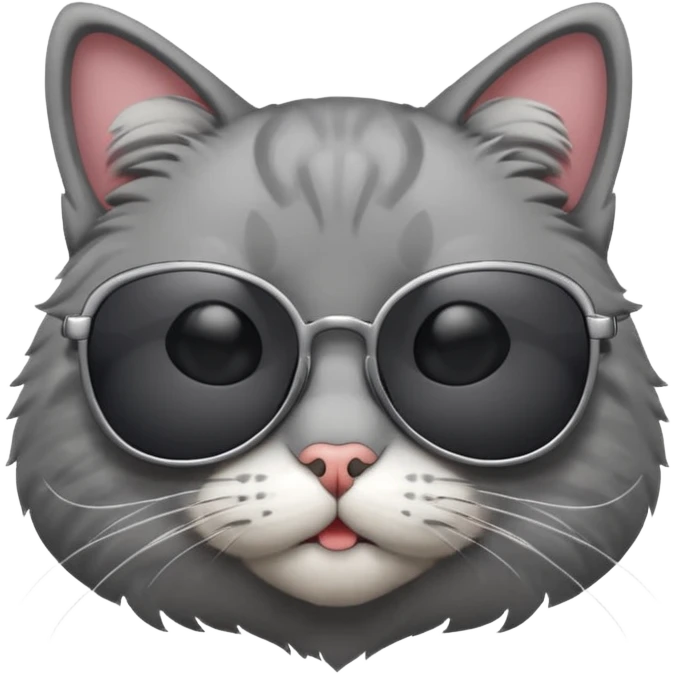Cat wearing sunglasses emoji