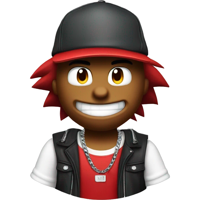 red rapper sonic the hedgehog  emoji
