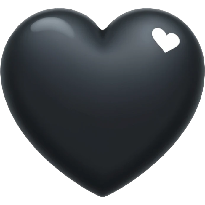make the heart all black emoji