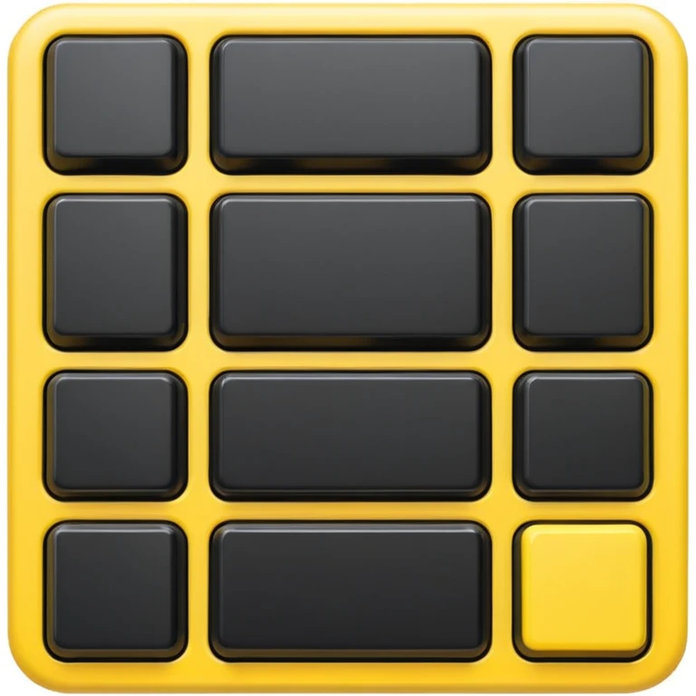 1 keycap with yellow background emoji