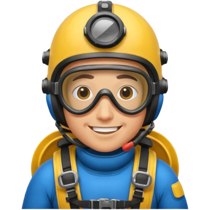 parachute diver emoji