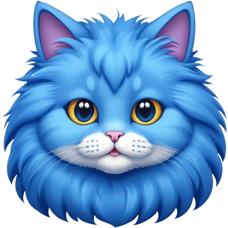 blue cat emoji