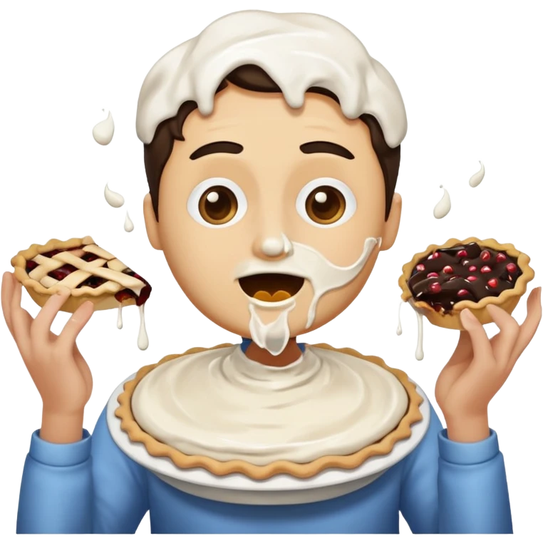 Pie in the face  emoji