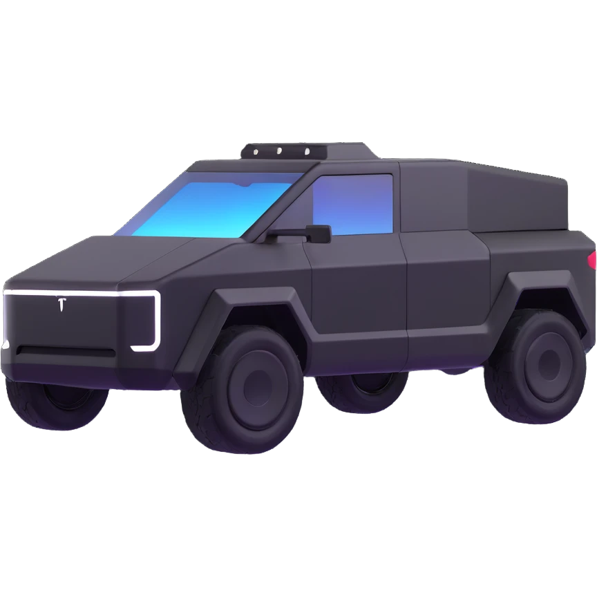 Tesla Cybertruck emoji