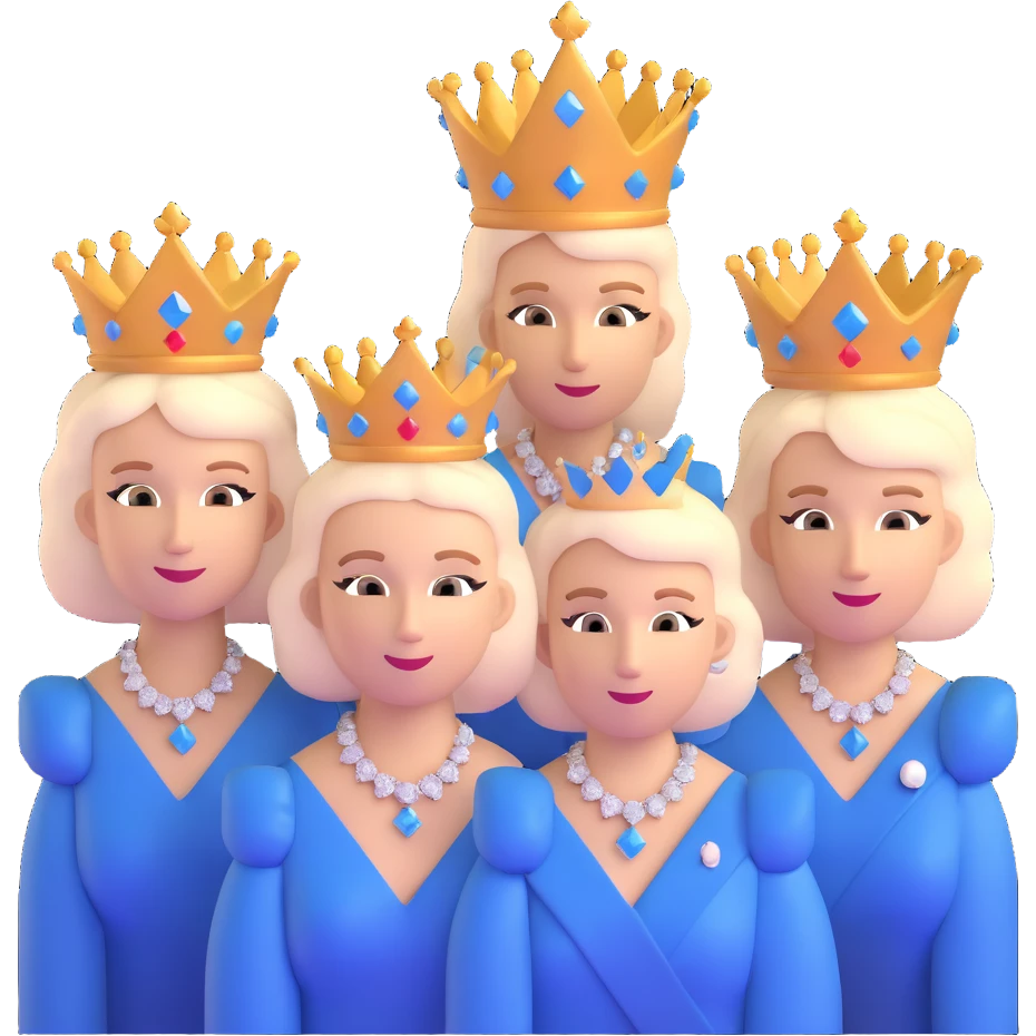 Queen band members in Bohemian Rhapsody diamond formation faces in darkness emoji