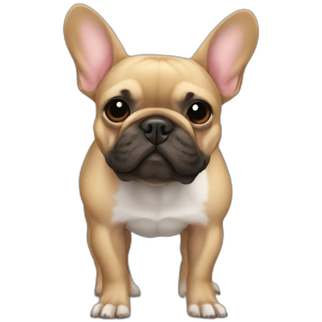 french bulldog butt emoji