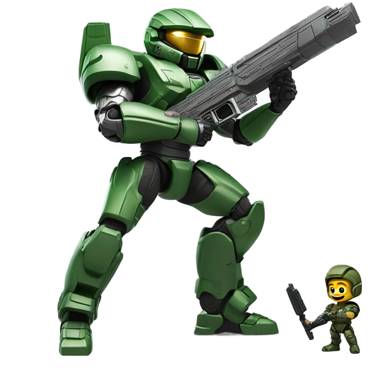 War machine vs master chief emoji