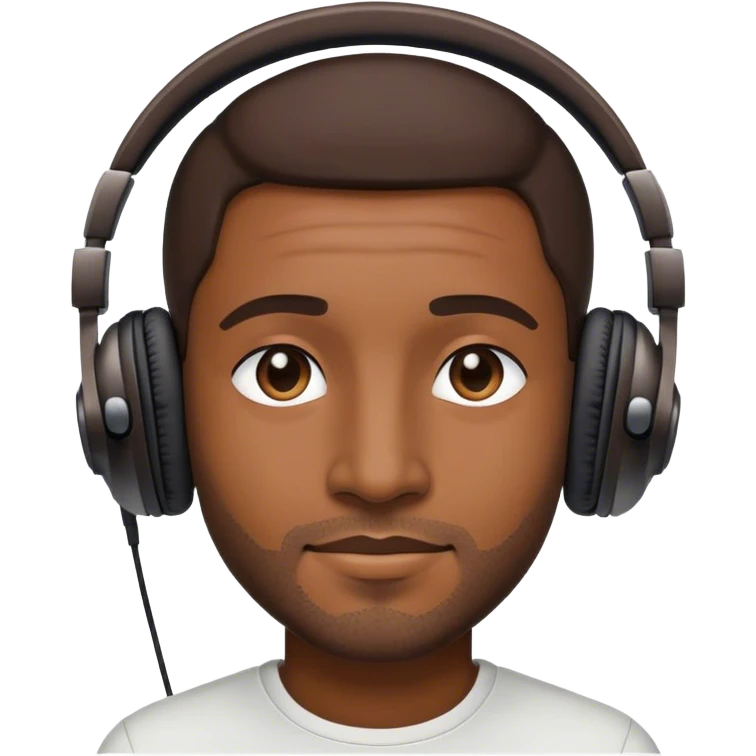 guy with headphone  emoji