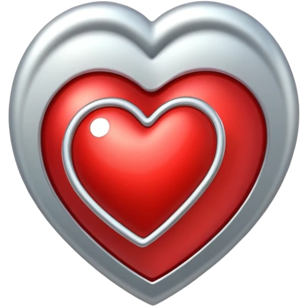 Heart with words "Пространство для..." inside emoji