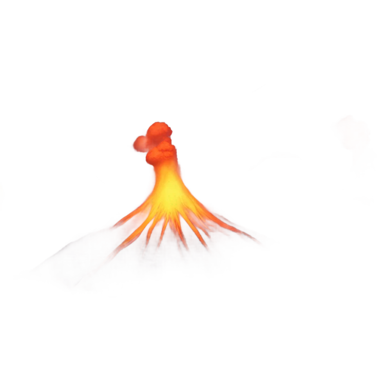 Volcano birthday weekend emoji
