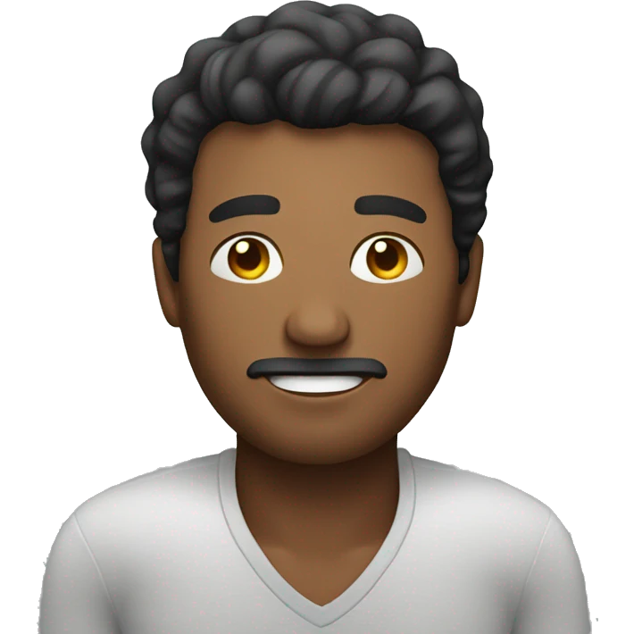 man with a pillow emoji