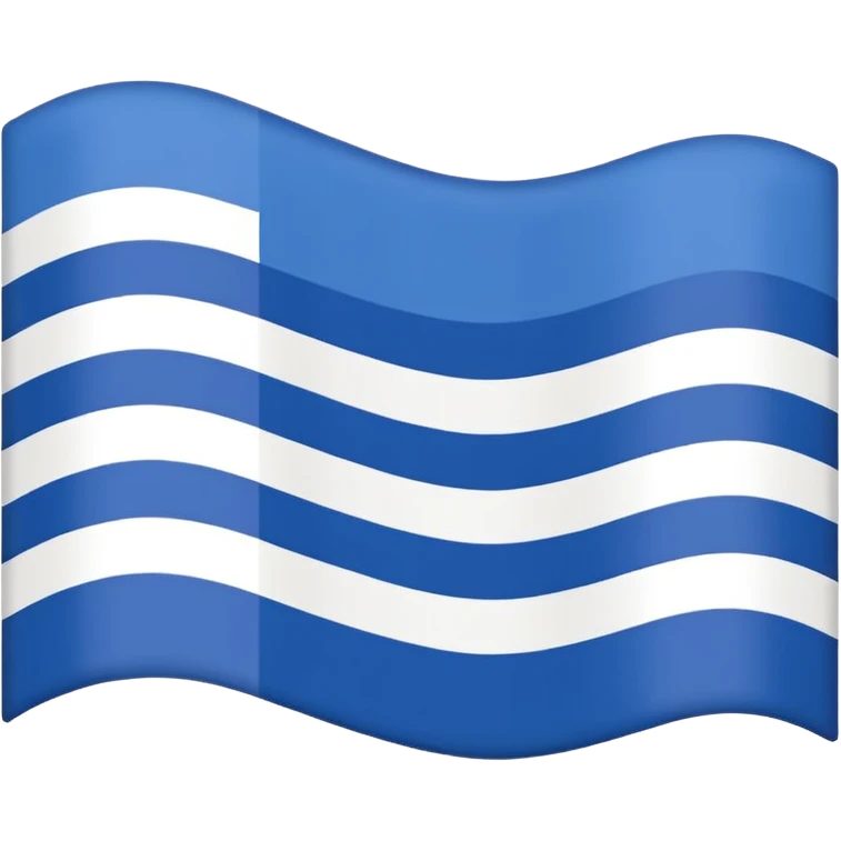 сине-зеленый флаг emoji