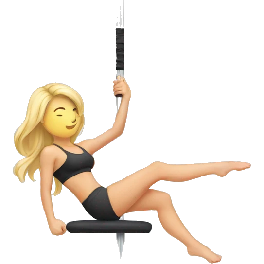 Pole fitness emoji