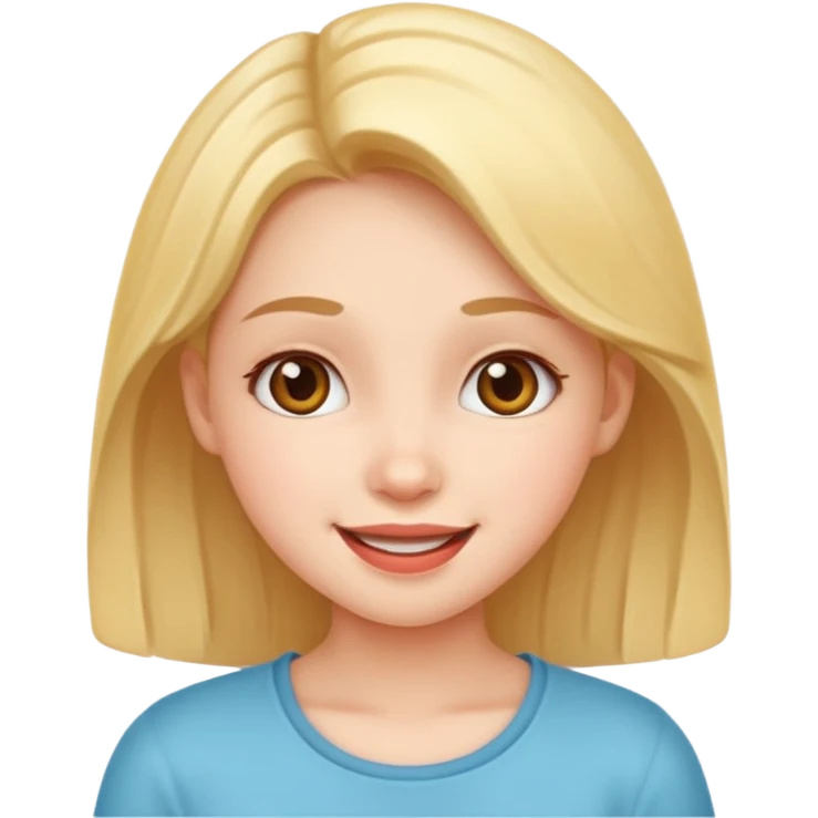 Cute girl vibe emoji