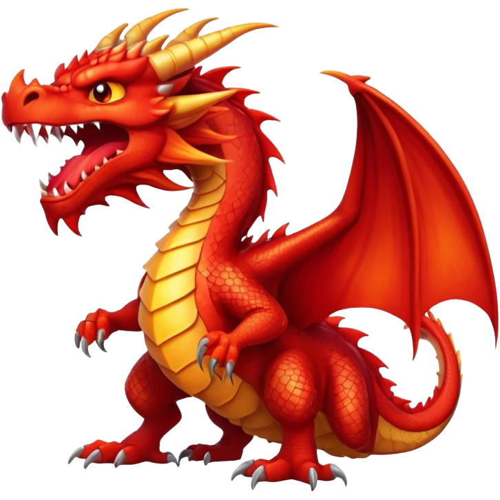 Angry dragon emoji