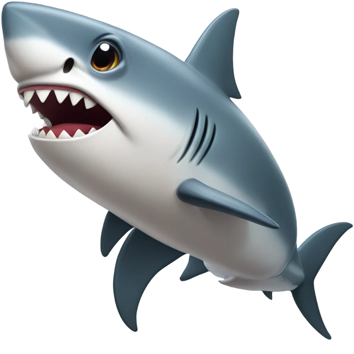 Derpy shark emoji