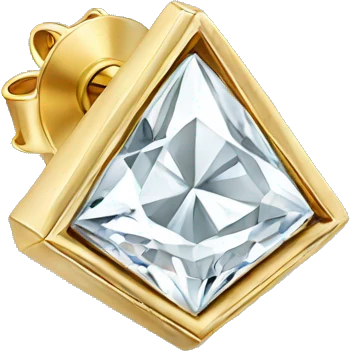 Diamond stud earing  emoji