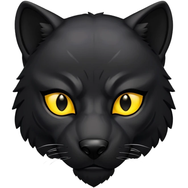 Black Panther wolf emoji