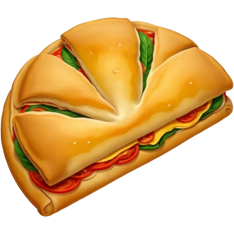 Crie um emoji de calzone italiano emoji