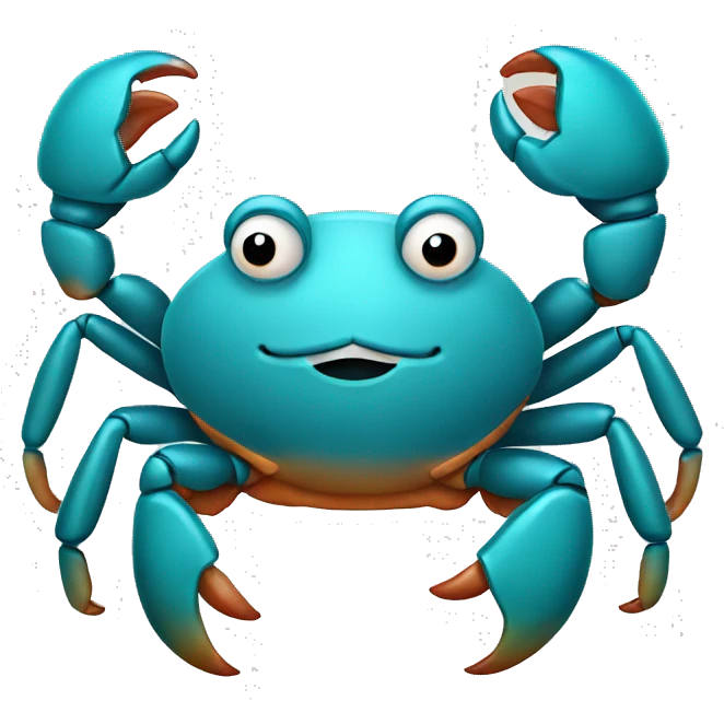crab showing a thumbup emoji