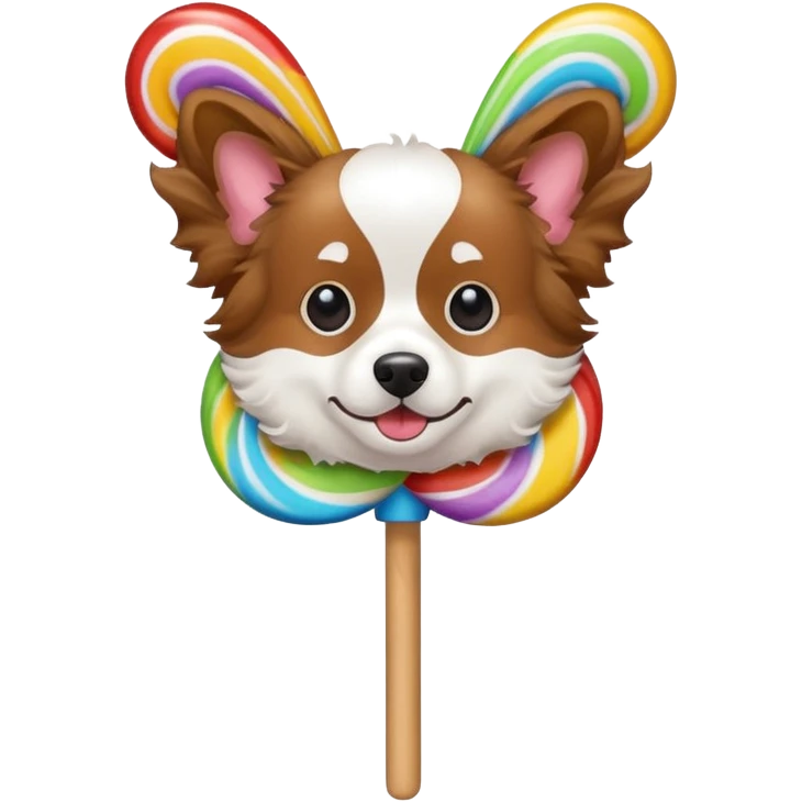 Lollipop and papion emoji