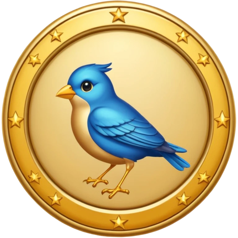 circular achievement style badge for early bird emoji